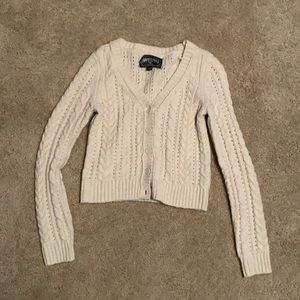 American Eagle Cable Knit Cardigan